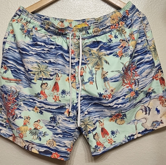 Polo Ralph Lauren Other - Polo by Ralph Lauren Tropical Print Swim Trunks